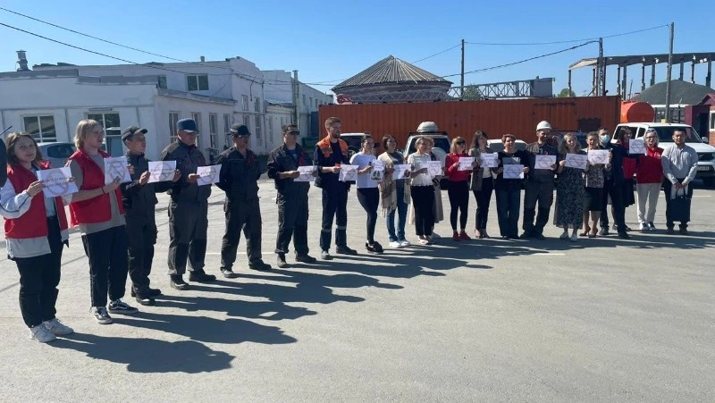 Работники завода Федотова на Сахалине отметили Всемирный день без табака