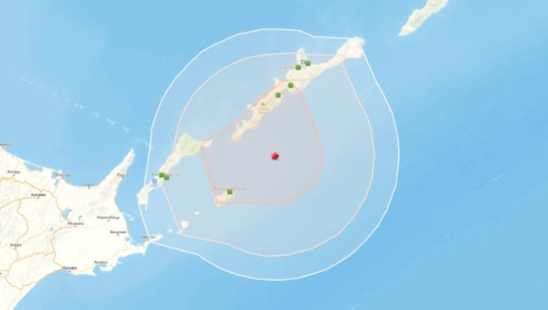 Землетрясение магнитудой 5,1 произошло у побережья Курил утром 12 февраля