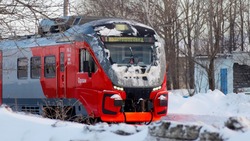 Движение пригородных поездов частично ограничили 30 января из-за метели на Сахалине