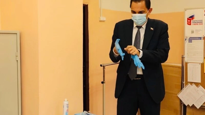Хапочкин похвалил организацию голосования: на участках уютно как дома