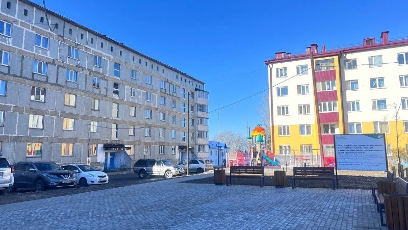 Больше 180 дворов на Сахалине и Курилах капитально отремонтировали в 2024 году