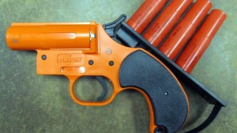 Сахалинец чудом не убил приятеля из ракетницы