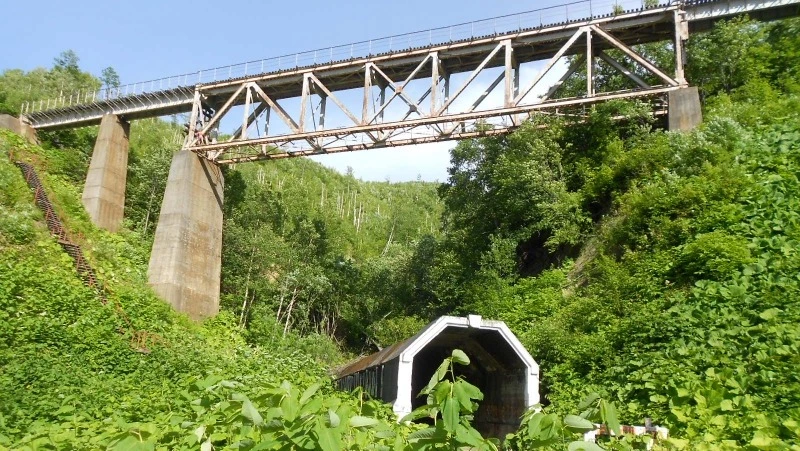 Чертов мост — одно из семи чудес Сахалина